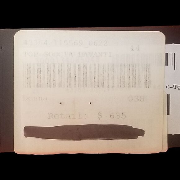 ⭐️ Authentic Gianni Versace Red/Orange Sleeveless Silk Blend Top M/8 - Picture 11 of 12